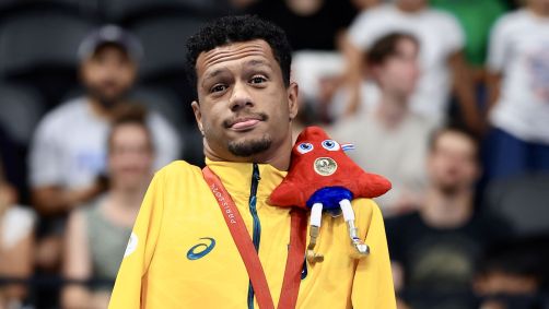 Gabriel Araújo conquistou seu terceiro ouro na natação, nos 200m livre S2