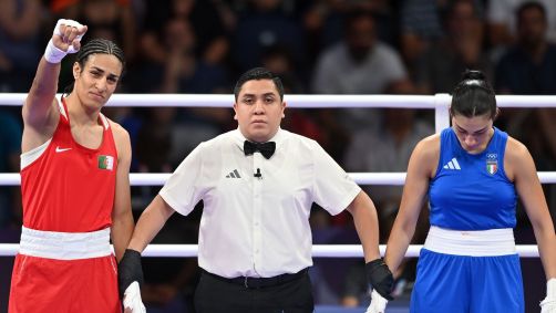 Imane Khelif venceu a italiana Angela Carini