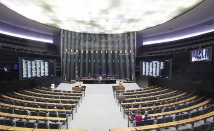 Plenário da Câmara esvaziado