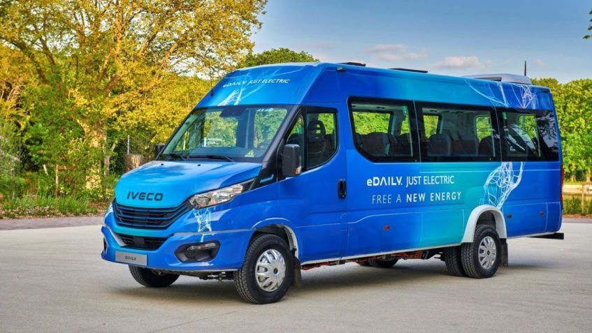 Conceito e-Daily Minibus antecipa veículo 100% elétrico da Iveco / Foto: Divulgação
