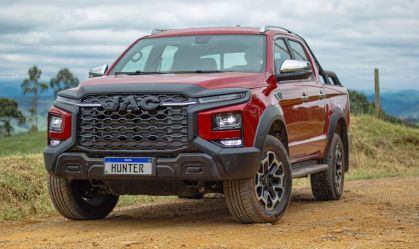 Visual frontal da nova JAC Hunter