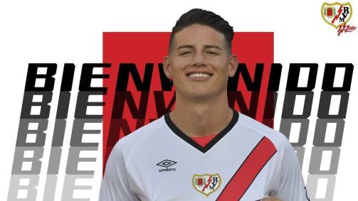 James Rodríguez foi anunciado pelo Rayo Vallecano