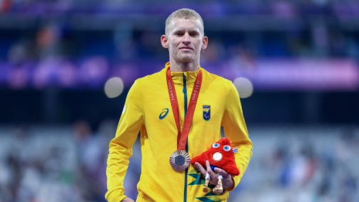 Joeferson Marinho herdou a medalha de prata nos 100 metros T12 após eliminação de corredor turco