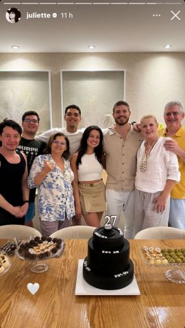 Ex-BBB e crossfiteiro comemoram aniversário dele juntos / Instagram/Juliette