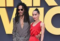 Lenny Kravitz prestigia filha e vai à pré-estreia de "Pisque Duas Vezes"