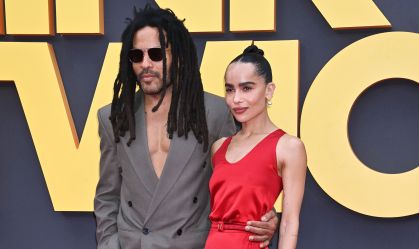Lenny Kravitz prestigia filha e vai à pré-estreia de "Pisque Duas Vezes"