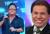 Leonardo homenageia Silvio Santos em show e canta 