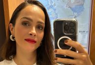 Letícia Cazarré diz que filha não precisa mais usar respirador durante o dia