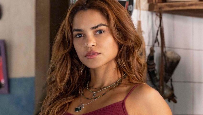 Lilith (Lucy Alves) guarda segredo que será revelado na penúltima semana do remake de "Renascer". • Foto: Globo/ Beatriz Damy