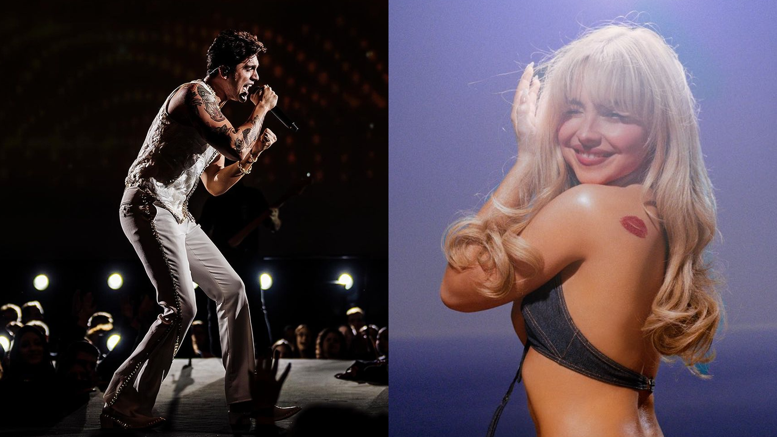 Luan Santana e Sabrina Carpenter lançaram novas músicas nesta semana