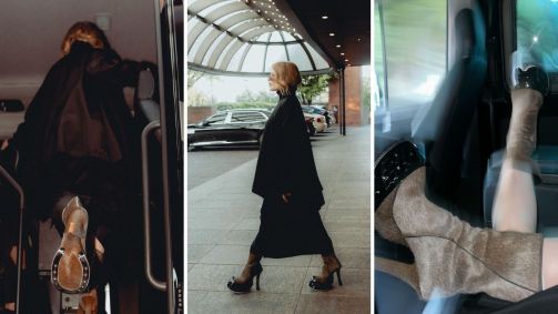 Luísa Sonza usa bota grifada com formato em pata de cavalo