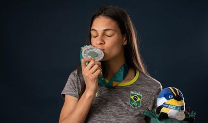Maria Clara Pacheco e Edival Pontes no taekwondo: onde assistir às lutas em Paris 2024
