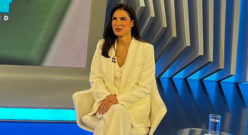 Marina Helena participou de uma sabatina em seu primeiro dia de campanha / Divulgação