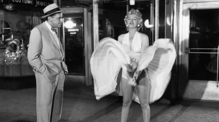 Marylin Monroe em cena de "O Pecado Mora Ao Lado" / Bettman/ Getty Images