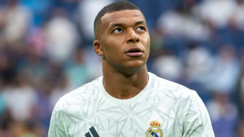 Mbappé em jogo do Real Madrid