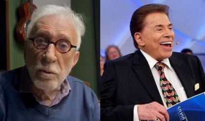 Moacyr Franco descobre morte de Silvio Santos e manda recado: "Vai tranquilo"
