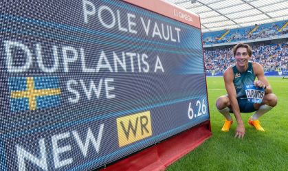 Mondo Duplantis e Ingebrigtsen quebram recordes mundiais na Diamond League