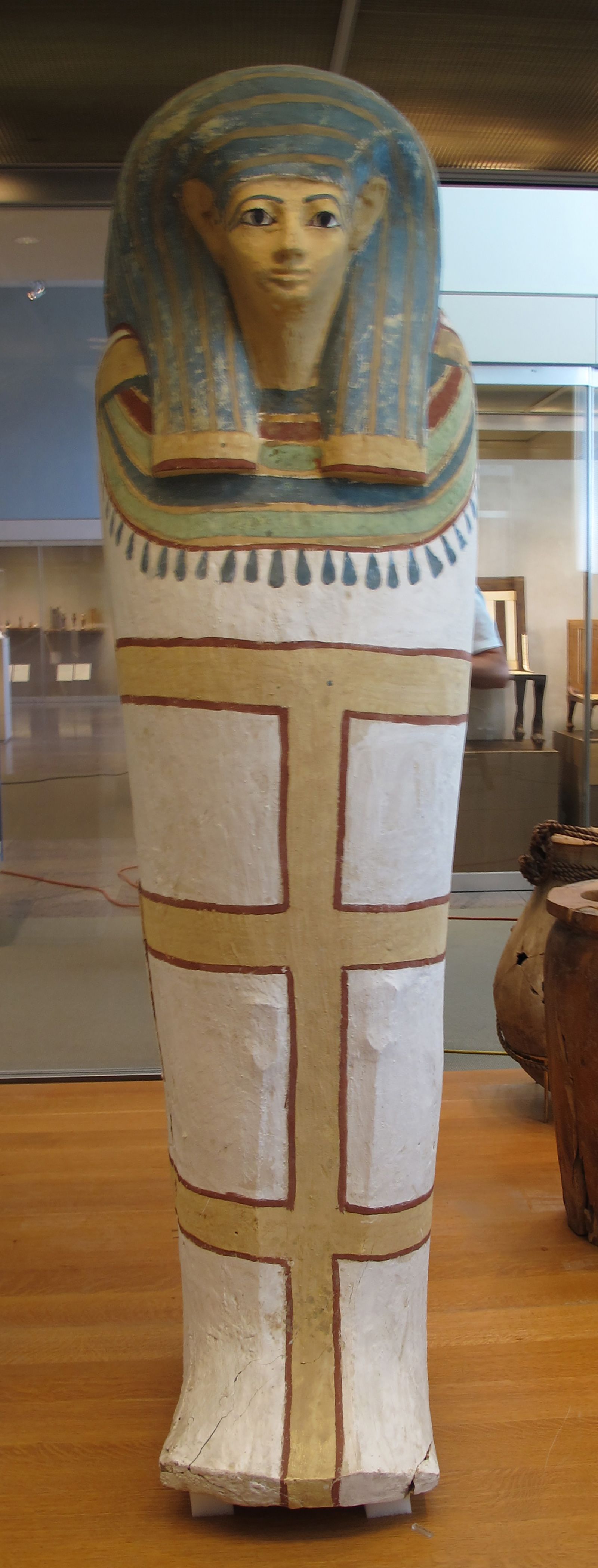 O caixão da múmia "gritante" está em exibição no Museu Metropolitano de Arte em Nova York / Rogers Fund, Metropolitan Museum of Art via CNN Newsource