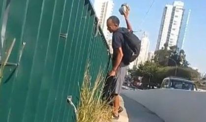 Imagem de destaque do post: Homem é preso por arremessar pedras em carros em SP