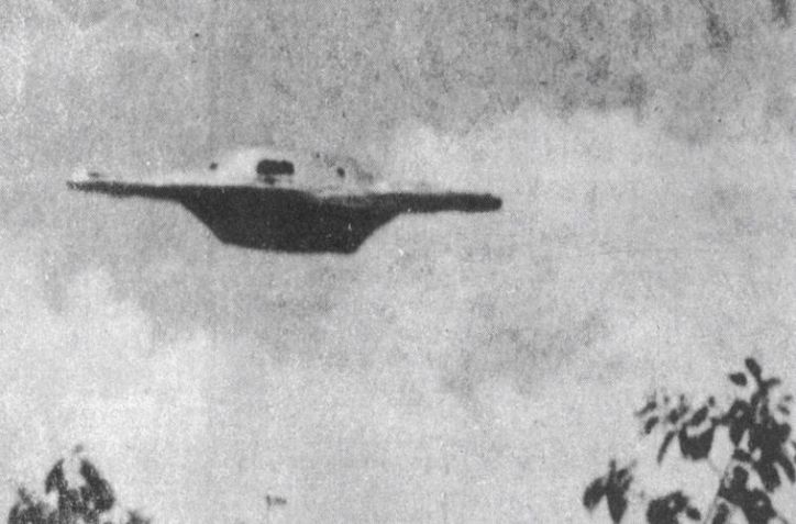 Ovni avistado em São Sebastião (SP) em 1956 / Arquivo Nacional