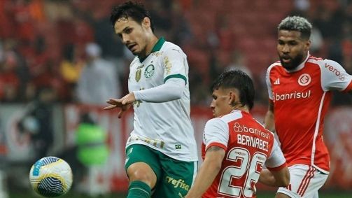 Internacional e Palmeiras empataram por 1 a 1