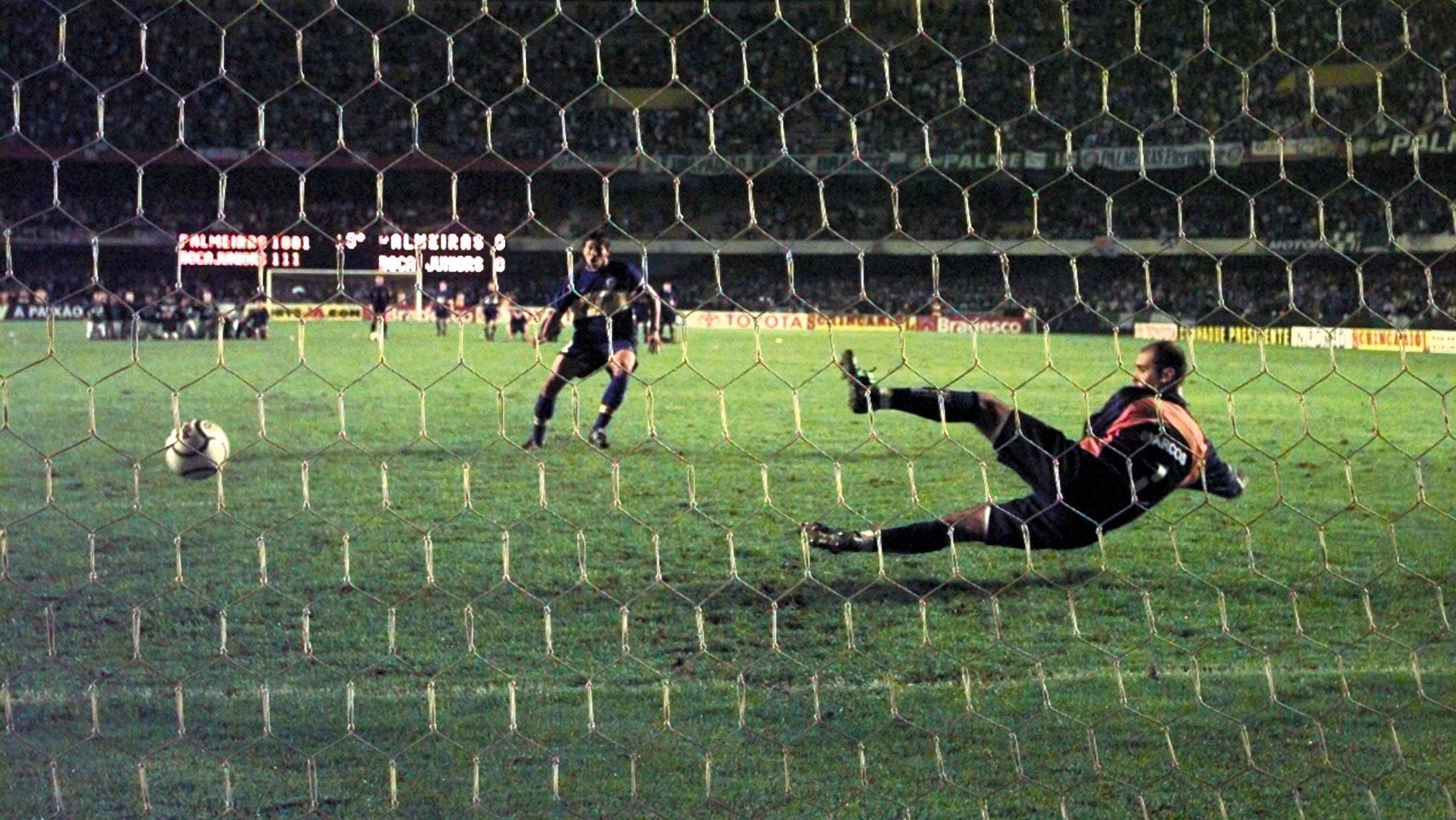 Palmeiras e Boca Juniors na final da Libertadores de 2000