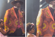 Filha de Péricles faz participação especial em show do cantor