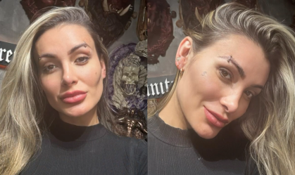 Após bifurcar língua, Andressa Urach põe 11 piercings: "Sem medo do inferno"