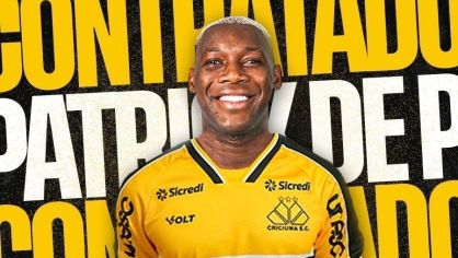 Patrick de Paula assinou por empréstimo com o Criciúma
