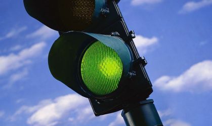 Yellow Signal Light