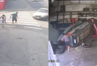 Motorista embriagado invade faixa de pedestres e atropela família em SP