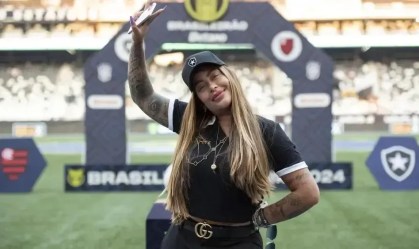 Botafoguense, Irmã de Neymar vai ao clássico contra Flamengo no Nilton Santos