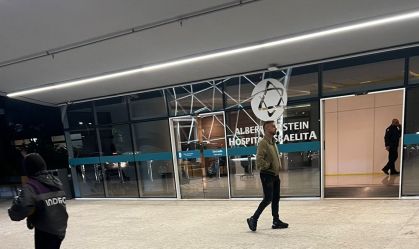 Rafinha foi ao Hospital Albert Einstein, onde Izquierdo está internado