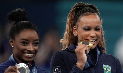 Simone Biles exalta Rebeca Andrade antes do Prêmio Laureus