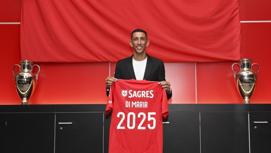 Di María renovou com o Benfica por mais uma temporada