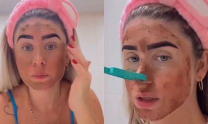 Débora Peixoto chamou atenção na web com ingrediente inusitado para skincare