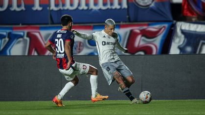 Lance de San Lorenzo x Atlético-MG pelo jogo de ida das oitavas de final da Libertadores