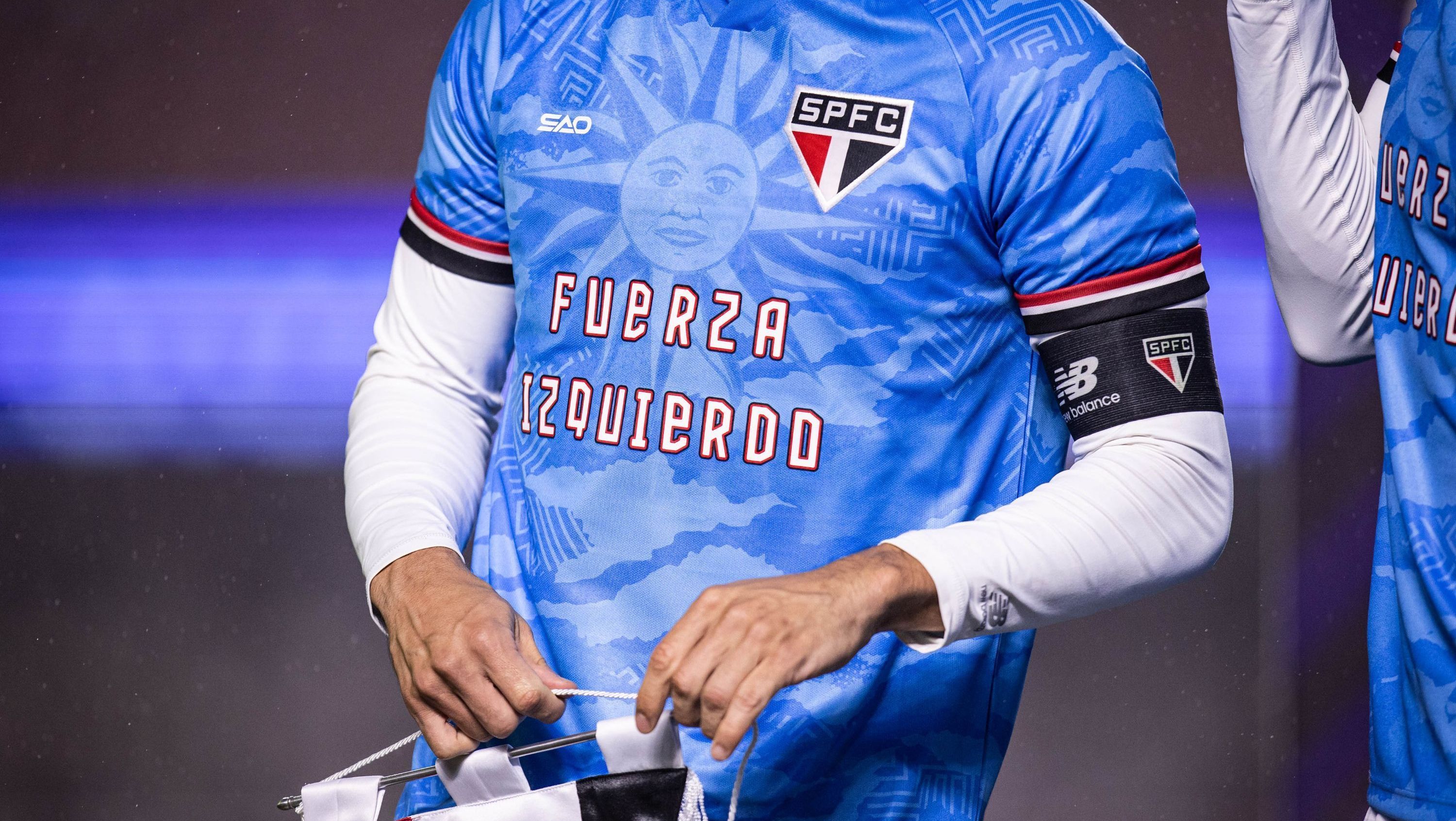 São Paulo fez camisa em homenagem a Izquierdo