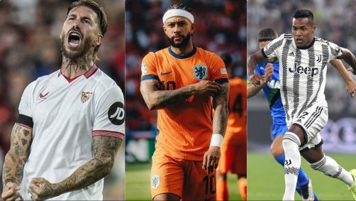 Sergio Ramos, Memphis Depay e Alex Sandro