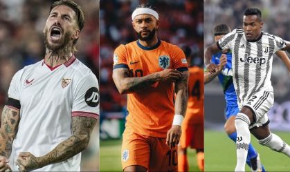 Sergio Ramos, Memphis Depay e Alex Sandro