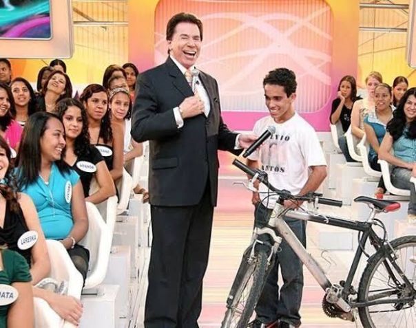 Silvio Santos recebeu fã que pedalou 2.300 km para conhecê-lo / Arquivo Pessoal