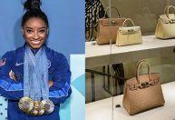 Após brilhar em Paris, Simone Biles compra bolsa cobiçada da Hermès