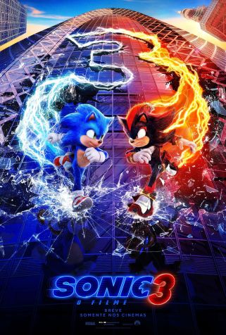 Pôster de "Sonic 3: O Filme" • Divulgação/Paramount Pictures