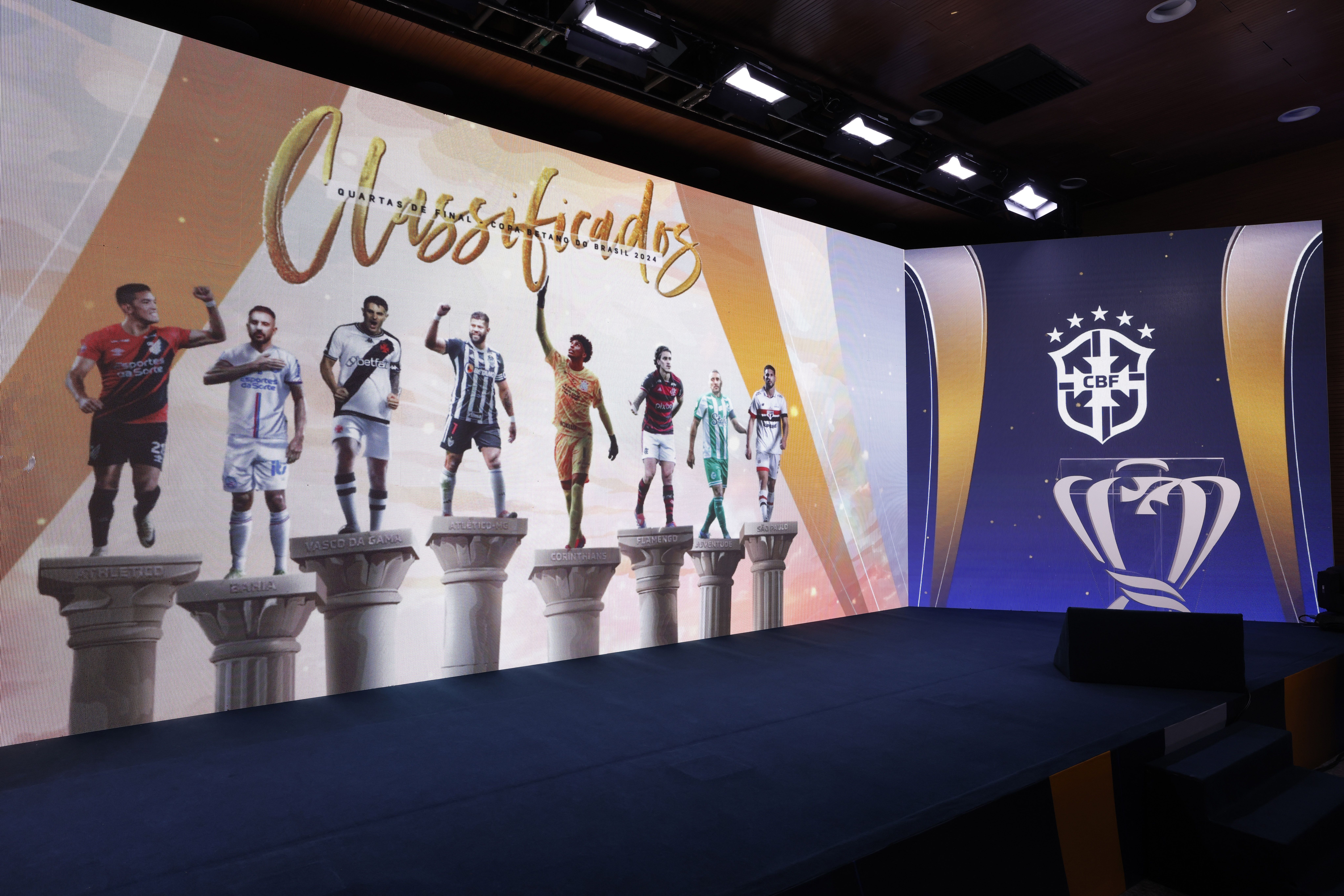 Sorteio das quartas de final da Copa do Brasil