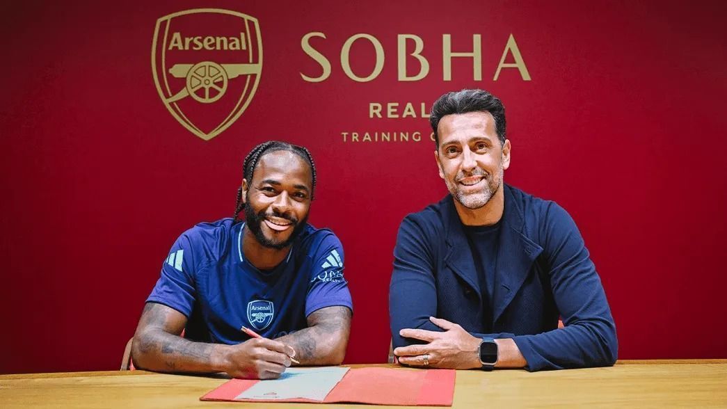 Sterling foi anunciado pelo Arsenal