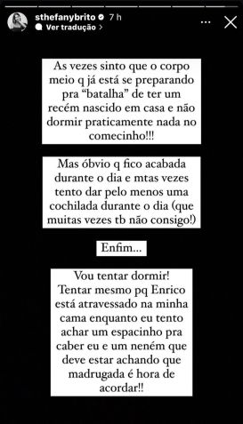 Sthefany Brito desabafou na madrugada desta sexta (9) / Foto: Instagram/Sthefany Brito