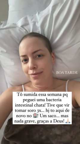 Influenciadora relatou que situação não é grave / Instagram/Fabiana Justus