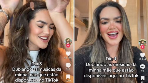 Suzanna Freitas, filha de Kelly Key, dubla hits da cantora no TikTok