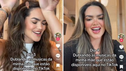 Suzanna Freitas, filha de Kelly Key, dubla hits da cantora no TikTok