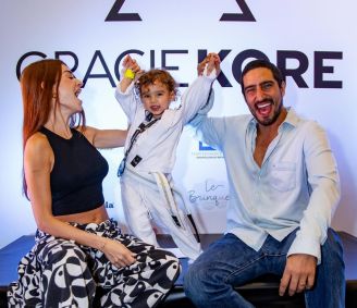 Thaila Ayala, filho Francisco e Renato Góes